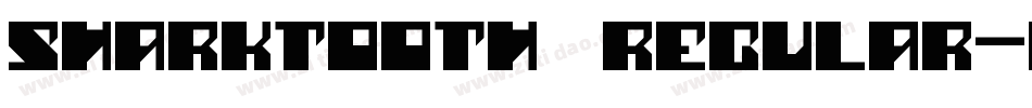 SharkTooth Regular字体转换